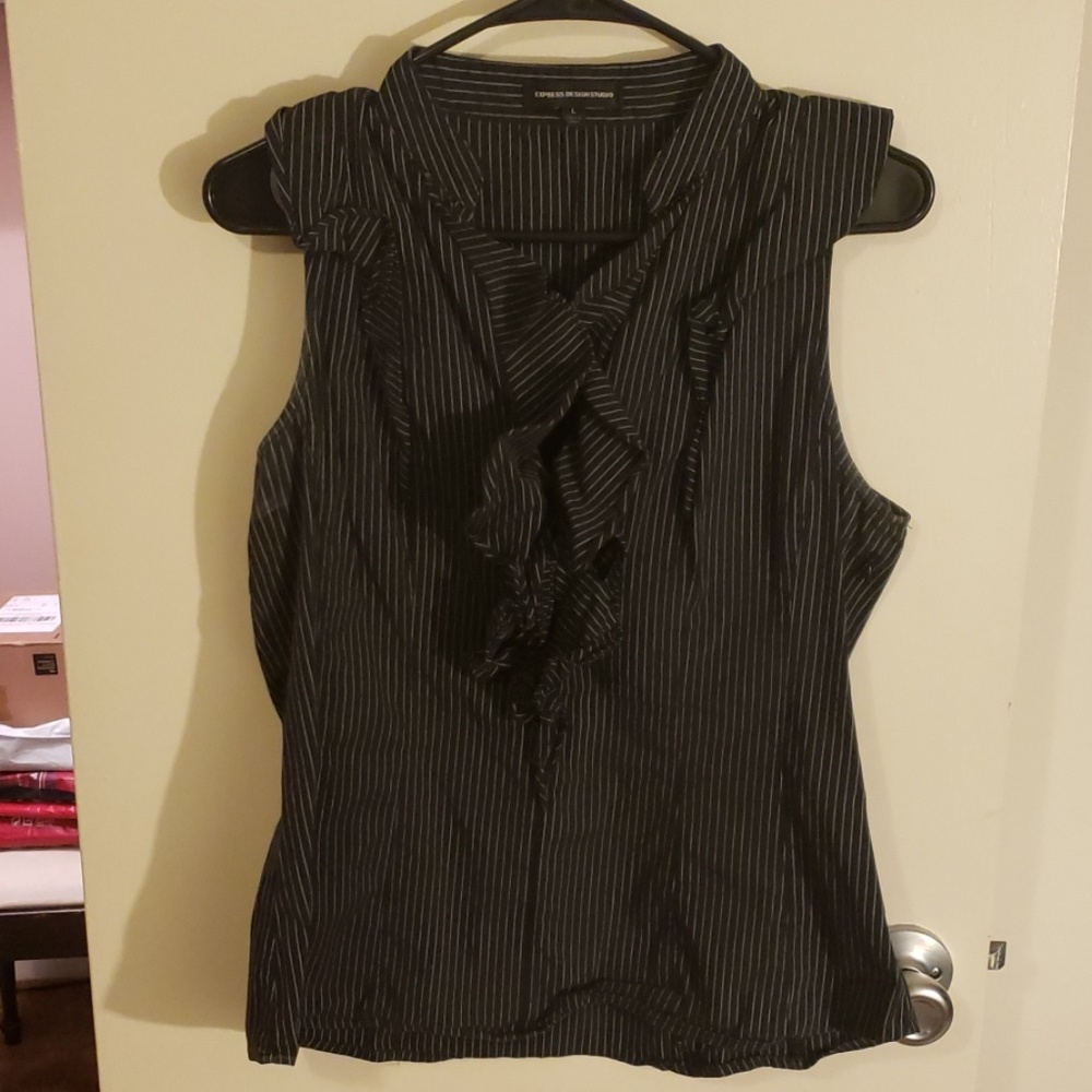 Express dress shirt pin stripe